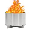 COZONY 20.5" Smokeless Fire Pit for Outdoor, Wood Burning Camping Firepit with Removable Ash Pan - 2 of 4