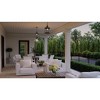 Urban Ambiance Luxury Transitional Outdoor Pendant 13.625''H x 7.5''W,  Olde Bronze Finish,  Greensboro Collection, UHP1373 - 2 of 4