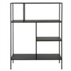 48" Tall Black Bronze Bookcase - Henn&Hart - 2 of 4