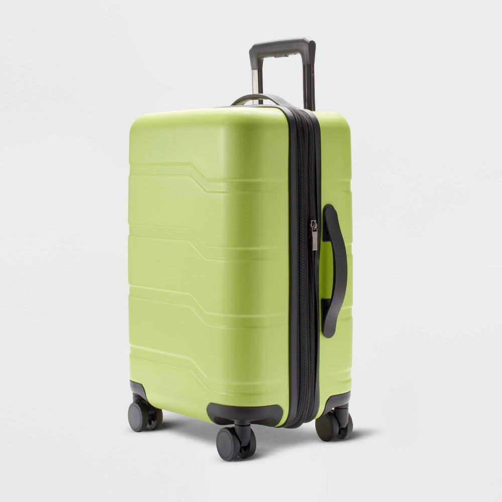 Photos - Travel Accessory Hardside Carry On Suitcase Lime Green - Open Story™️
