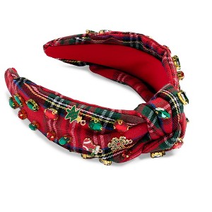 Shiraleah Plaid Merry Headband - 1 of 4