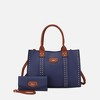 MKF Collection Davina Vegan Leather Women’s Tote Bag with wallet by Mia K - 2 of 4