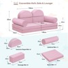 Yinvani Modular Kids Play Sofa,10-Pieces Convertible Modular Play Sofa, Muti-purpose Play Couch for Kids - 4 of 4