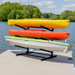 Munora - Heavy Duty Kayak Storage Rack with Wheels - 300lbs Capacity Freestanding Holder for Kayaks - 1 of 4
