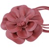 INSPIRE CHIC Women's Flower Waist PU Leather Boho Skinny Rope Floral Waist Dress Belt 1 Pc - 2 of 4