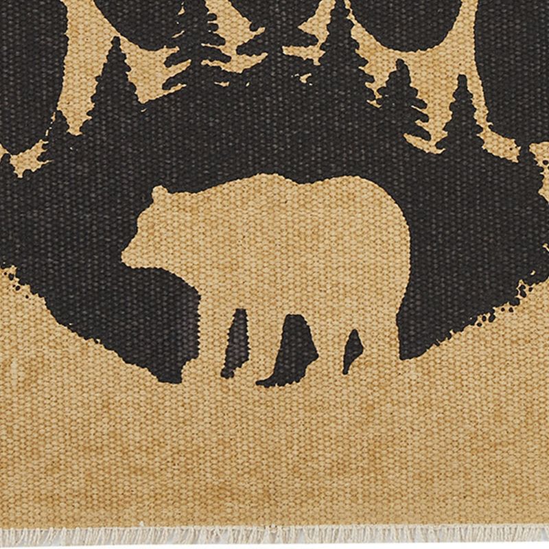 Park Designs Bear Paw Printed Brown Rug 2 ft x 3 ft, 3 of 4