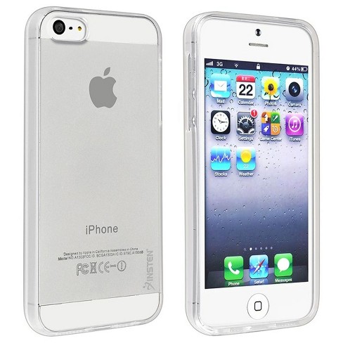Insten Tpu Rubber Candy Skin Case Cover Compatible With Apple Iphone 5 5s Se 16 Clear Not For Iphone Se Target