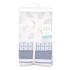 Hudson Baby Cotton Flannel Receiving Blankets 4-Pack, Little Sea Turtle , One Size - 2 of 4
