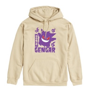 Men's - Pokémon - Gengar Graphic Fleece Pullover Hoodie - 1 of 4