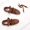 Elerevyo Women's Satin Flat Ribbon Shoelaces Sneakers Canvas Shoestrings 2 Pairs - 4 of 4