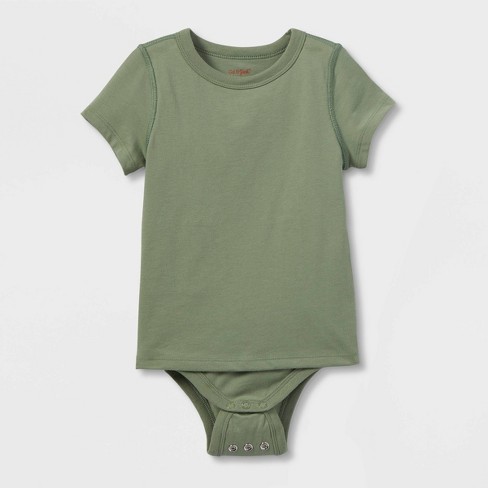 Kids' Short Sleeve Bodysuit - Cat & Jack™ Black XS