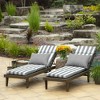 Arden 72"x21" Outdoor Chaise Lounge Cushion - 4 of 4