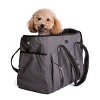 Dogo Pet Fashions Buckle Tote V2 Pet Carrier Bag - Charcoal - 4 of 4