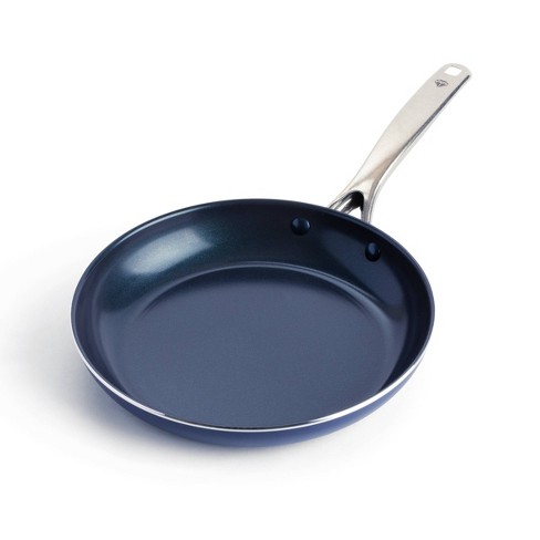 Blue Diamond 10 in. Aluminum Ceramic Nonstick Frying Pan in Blue