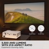 ViewSonic LS901-4K UHD 4K Laser Projector with 5500 Lumens, 1.7x Optical Zoom, 4K HDR/HLG Support, 4 Corner Adjustment, H/V Keystone, 360 Degrees - 3 of 4