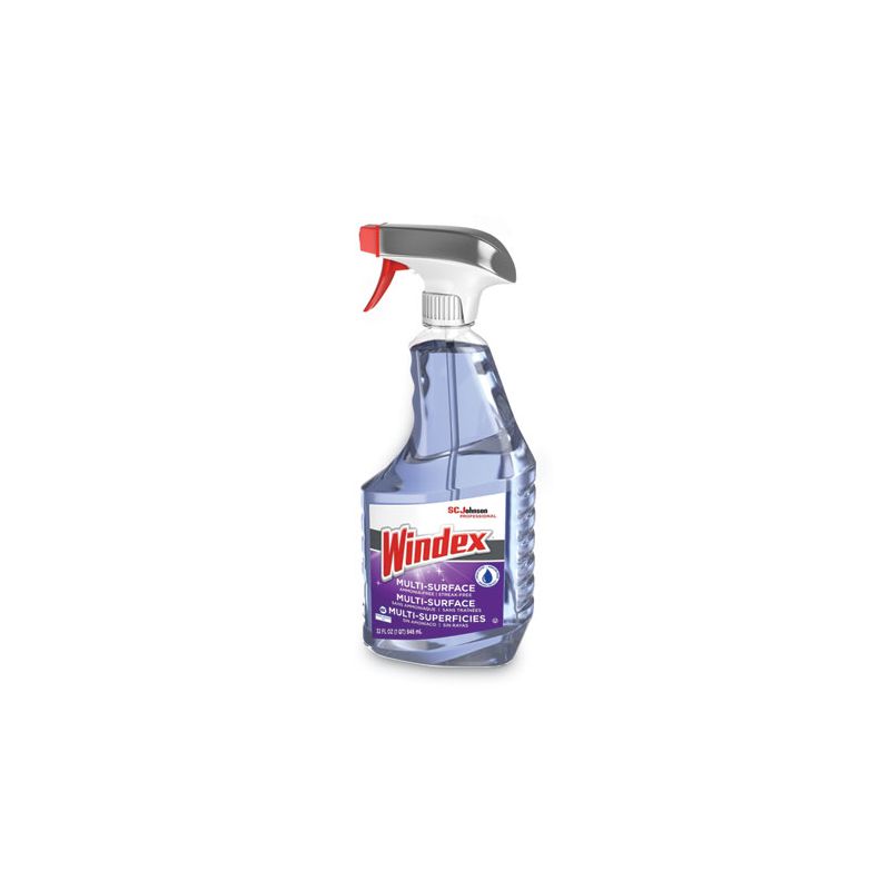 Windex Non-Ammoniated Glass/Multi Surface Cleaner, Fresh Scent, 32 oz Bottle, 8/Carton, 3 of 5