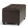 NicBex 33.3" Storage Bench Rectangle Footstool Small Ottoman Bench for Bedroom, Entryway - 4 of 4