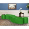 Regency,Logan Round Vinyl Ottoman (Set of 2) - 2 of 3