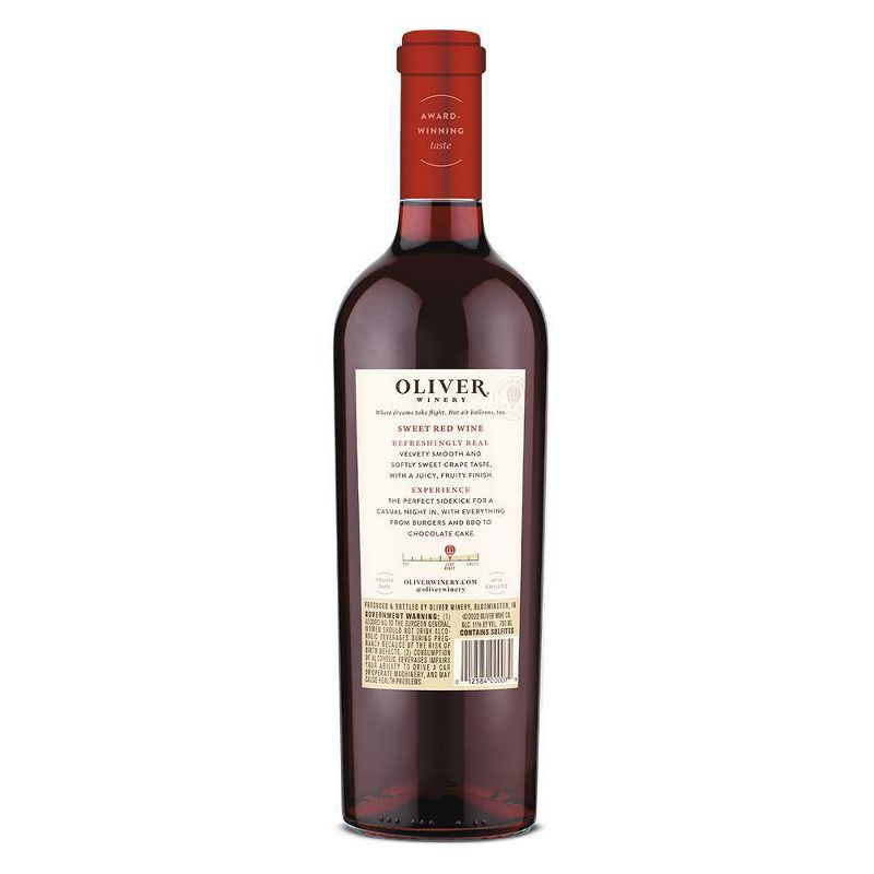 Oliver Sweet Red - 750ml Bottle, 3 of 7