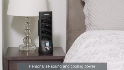 Honeywell 4 Speed Slim Mini Tower Oscillating Fan - Black : Target