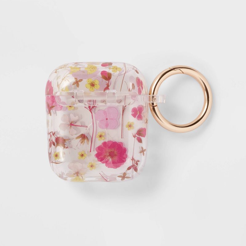 Apple Airpods (1/2 Generation) Case with Clip - heyday&#8482; Multi Floral, 4 of 5