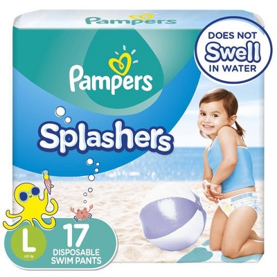 pampers splashers size 6