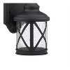 Chloe Lighting Milania Adora Transitional 1 Light Black Outdoor Wall Sconce 16" Height - 2 of 3