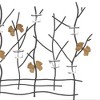 LuxenHome Metal Nature Branches Wall Decor with 8 Tea Light Glass Candle Holders Black - 4 of 4