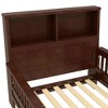 Kumasinova Twin Kids Convertible Bed Frame,Toddler Bed with Pull-Out Design,Guardrails,Storage Headboard,Platform Bed for Children,Adults - 4 of 4
