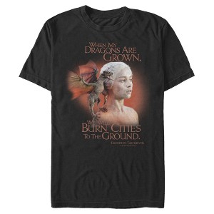 Men's Game of Thrones Daenerys Burn Cities T-Shirt - 1 of 4