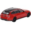 BMW M3 Competition Touring Toronto Red Metallic with Black Top Limited Edition to 3000 pieces 1/64 Die Cast Model Car by Mini GT - 3 of 3