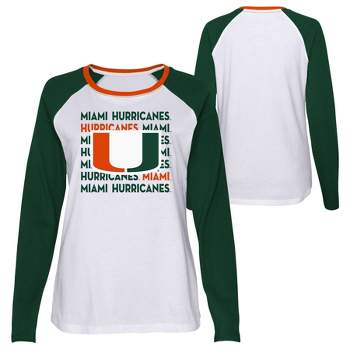 NCAA Miami Hurricanes Girls' Long Sleeve T-Shirt