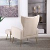 NicBex Modern Accent Chair and Ottoman Sets, Ergonomic Recliner Chair with Adjustable Backrest, Living Room Chair for Bedroom - 2 of 4
