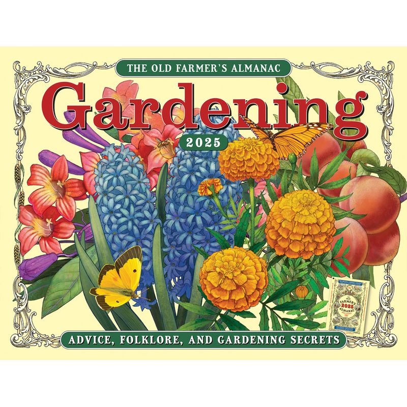 The 2025 Old Farmer's Almanac Gardening Calendar - (Paperback), 1 of 2