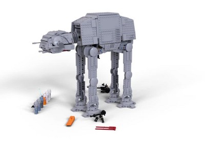 LEGO Star Wars at-at Walker 75288 Building Toy, 40th Anniversary  Collectible Figure Set, Room Décor, Gift Idea for Kids, Boys & Girls with 6