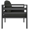 VidaXL Single Sofa with Cushions Aluminum Anthracite - 3 of 4