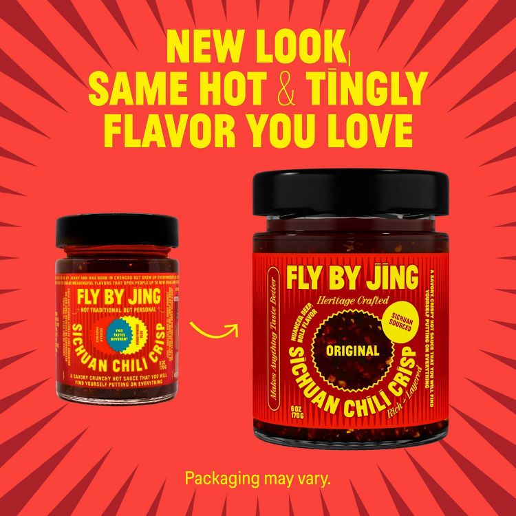 Fly by Jing Original Sichuan Chili Crisp Vegan Crispy Hot Sauce - 6oz, 6 of 8