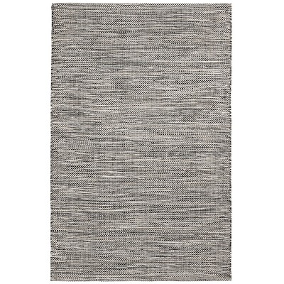 Gray Handwoven Synthetic Indoor/Outdoor 4' x 6' Rug