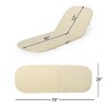 3D Wicker-Like Plastic Patio Chaise Lounge with Cushion, Weather-Resistant, Patio Recliner, Ergonomic Outdoor Accent Chairs -Christopher Knight Home - 2 of 4