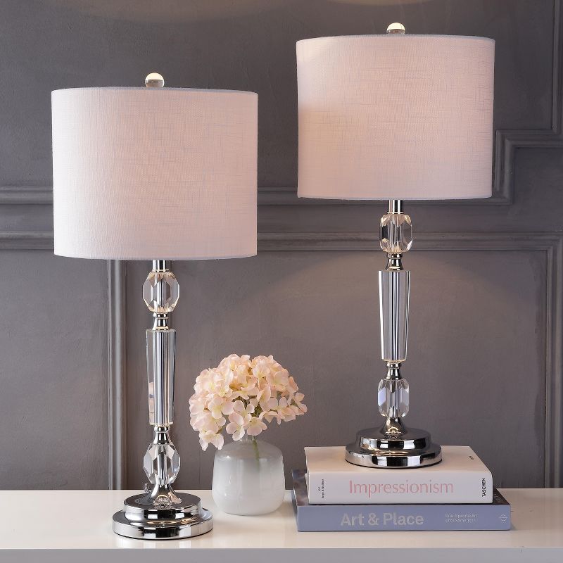 JONATHAN Y Victoria Crystal LED Table Lamp, 2 of 8
