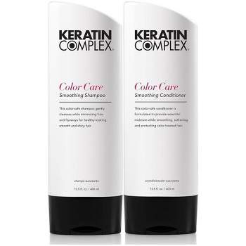 Keratin Complex COLOR CARE Smoothing Shampoo & Conditioner Kit (13.5 oz) Duo SET for Healthy-Looking, Smoothing, & Shiny Hair