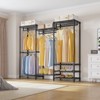 VIPEK V5 6 Tiers Wire Garment Rack Portable Closet Wardrobe, Max Load 890LBS - 2 of 4