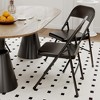 Folding Chairs , Foldable Chairs with Metal Frame Hold Up to 350 Pounds,Portable Grey Folding Chairs Suitable for Dining Room,Living Room,Office - 2 of 4