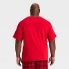 Men's "Cabin Crew" Short Sleeve Holiday Matching Family Pajama Shirt - Wondershop™ Red - 2 of 4