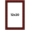 PosterPalooza | Weathered Red Picture Frame - UV Acrylic, Foam Board Backing, Hanging Hardware - 2 of 4