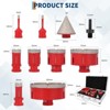 Diamond Tile Hole Saw Kit 10pcs, for Tile Porcelain Ceramic Marble with Chamfer Drill Bit and Hexagonal Shank Adapter - 2 of 4