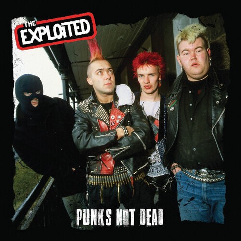The Exploited - Punk's Not Dead - Red/black Splatter (vinyl 7 inch single)