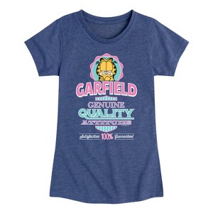 Girls' - Garfield - Genuine Attitude Fitted Short Sleeve Graphic T-Shirt - 1 of 4