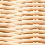 Rattan and Iron Base
