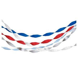 Meri Meri 4th of July Streamers (Pack of 5) - 1 of 4
